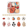 DIY Sports Themed Pendants Jewelry Making Finding Kits DIY-PJ0001-35-11