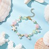 Synthetic Turquoise Beads Charm Bracelets BJEW-JB11849-01-1