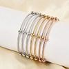 Fashion 201 Stainless Steel Bangle Sets BJEW-L664-023C-M-1-5