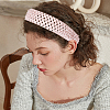 14M 7 Style Pink Series Elastic Crochet Headband Ribbon OCOR-BC0005-35-6