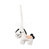 Horse PU Leather Pendant Decorations HJEW-A012-01F-1