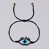 Vintage Ethnic Style Beaded Eyelash Eye Bracelet for Women's Bestie Gift XM9933-2-1