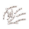 925 Sterling Silver Tube Beads STER-D036-26AS-01-3
