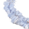 Natural Blue Lace Agate Chip Beads Strands G-E271-73-A-2