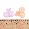 Transparent Crackle Acrylic Beads MACR-K361-22-3