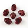 Oval Imitation Gemstone Acrylic Beads X-OACR-R052-05-1