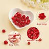 Religion and Rose Beads Necklace DIY Making Kit DIY-FH0004-05-4