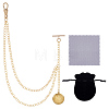 Brass Locket Pendant Decotations HJEW-PH02521-1