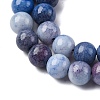Ombre Effect Dyed Glass Beads Strands GLAA-T031-01O-04-4