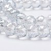 Electroplate Glass Bead Strands EGLA-P027-PL03-3