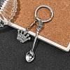 Tibetan Style Alloy Keychains KEYC-YW00266-2