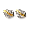 Mother's Day Alloy Rhinestone European Beads PALLOY-K014-03P-1