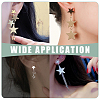 80Pcs 304 Stainless Steel Stud Earring Findings STAS-ME0001-32-4