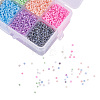 Mixed 12/0 Round Glass Seed Beads SEED-PH0006-2mm-03-3