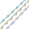 Rainbow Color 304 Stainless Steel Link Chains STAS-P219-45M-1