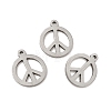 Non-Tarnish 201 Stainless Steel Pendants STAS-P312-04P-4