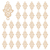 60Pcs Long-Lasting Plated Brass Links Connector Charms KK-DC0004-25-1