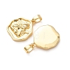 Brass Pendants KK-H297-03G-3