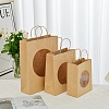 Folding Cardboard Paper Gift Tote Bags PW-WG64806-08-1
