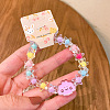 Adorable Pastel Acrylic Beaded Stretch Bracelets for Girl FS-WGCE8BF-10-1