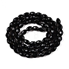 Opaque Solid Color Imitation Jade Glass Beads Strands EGLA-A037-P6x8mm-D04-2