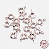 925 Sterling Silver Spring Ring Clasps STER-K167-076B-RG-3