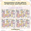 Plastic Waterproof Card Stickers STIC-WH0032-001-9