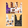 50Pcs 5 Styles Rabbit Shaped Halloween Candy Plastic Bags ABAG-FS0001-08A-8