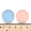 Spray Painted Eco-Friendly Iron Slide Charms Cabochon Settings IFIN-T009-14C-M-3