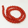 Natural Carnelian Bead Strands X-G-G338-4mm-01-2