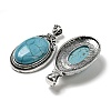 Synthetic Turquoise Big Pendants G-Z050-10A-2