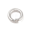 Brass Locking Jump Rings KK-S369-01P-02-2