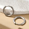 Tarnish Resistant 202 Stainless Steel Huggie Hoop Earrings X-EJEW-F111A-14mm-P-2