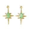 Brass Micro Pave Cubic Zirconia Pendants KK-M277-08G-05-1