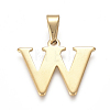 304 Stainless Steel Pendants STAS-F106-95G-W-1