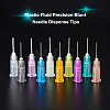 160Pcs 10 Styles Plastic Fluid Precision Blunt Needle Dispense Tips TOOL-BC0001-15-3