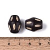 Natural Schima Wood European Beads WOOD-Q001-02-3