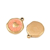 304 Stainless Steel Enamel Pendants STAS-P425-01G-17-2