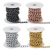 Aluminium Twisted Curb Chains CHA-YW0001-05-2