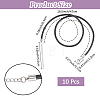 10Pcs Round Leather Cord Necklaces Making MAK-CL0001-06B-2