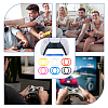 6 Pairs 6 Colors Plastic Decorative Accent Rings for Game Controller FIND-FH0005-23-6