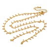 Brass Cable Chain Necklace Making KK-K337-12G-08-1
