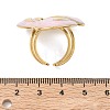 304 Stainless Steel Cuff Open Rings for Women RJEW-F207-02G-02-3