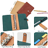 2Pcs 2 Colors Rectangle Imitation Leather Loose-leaf Notebook Book Covers AJEW-CL0006-29-6