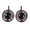 Natural Obsidian Pendants G-Q158-03-07-1