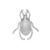 304 Stainless Steel Insect Pendants PW-WG317E5-01-1