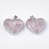 Natural & Synthetic Mixed Stone/Shell Pendants STAS-T043-01-3