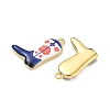 Printed Brass Pendants KK-CBA42CA-09G-05-2