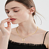 1Pc 304 Stainless Steel Letter Pendant Necklaces NJEW-LP0001-33D-G-4