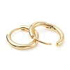 Brass Huggie Hoop Earrings KK-C024-16B-KCG-2